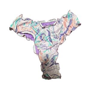 Oceanus Swimwear Multicolor Bikini Bottoms - Size S - New